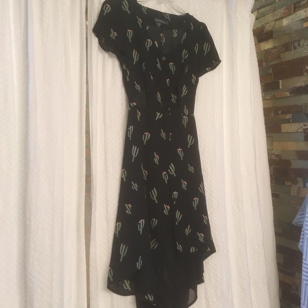 Cutest cactus dress with back cutout